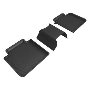 BMW I7 Floor Mat Set - Rear - 3D MAXpider - KAGU - Black - `23-`24